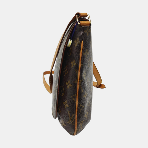 MUSETTE TANGO PM Monogram Coated Canvas Brown