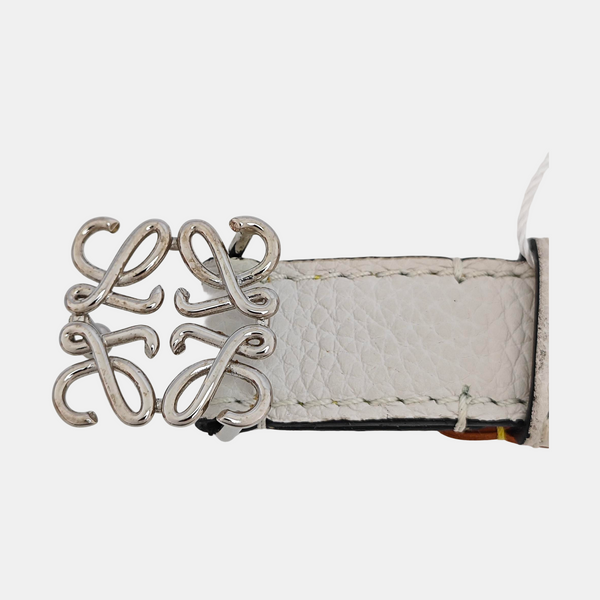 Leather Belt White