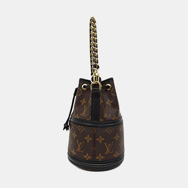 CANOÉ Monogram Coated Canvas Brown