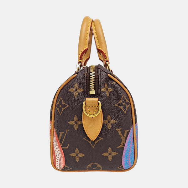 SPEEDY 20 Monogram Coated Canvas Brown