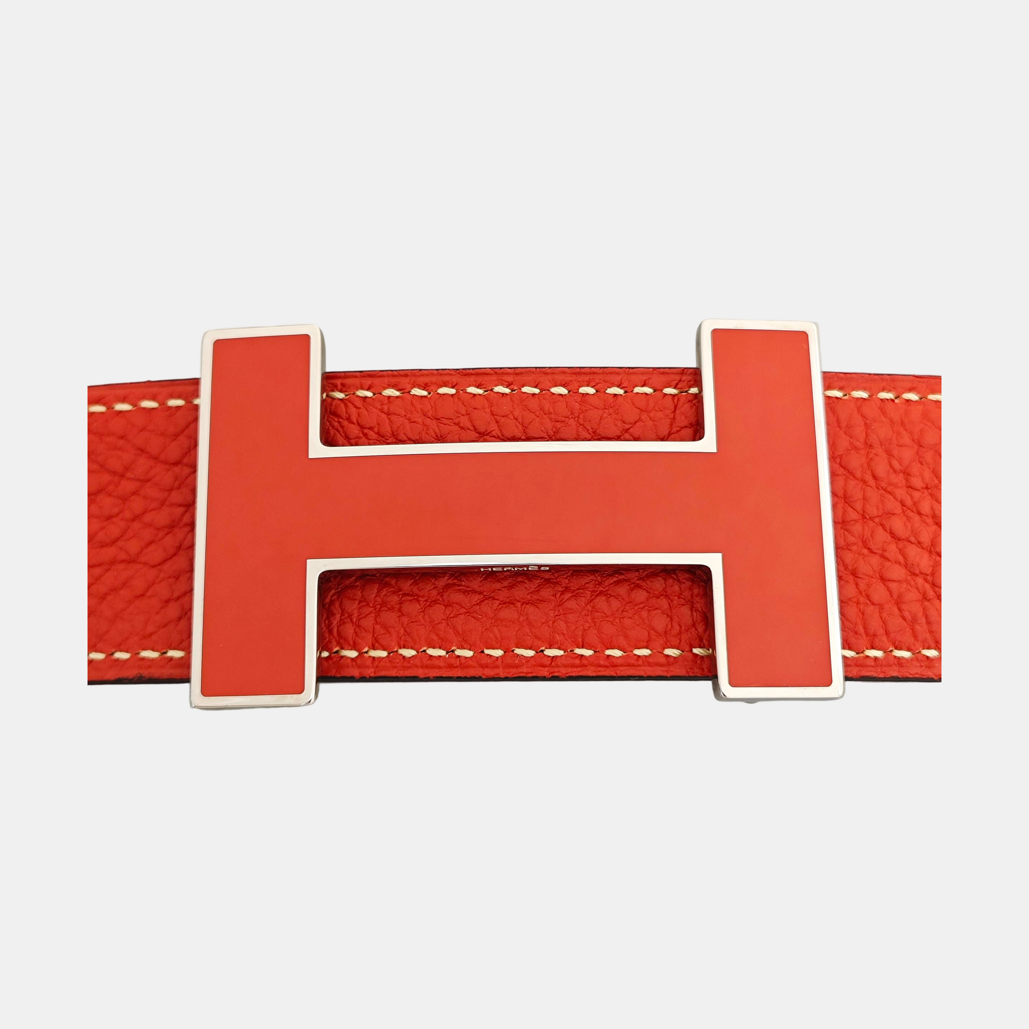 Leather Belt Red