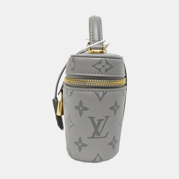 Vanity Chain Pouch PM Monogram Calfskin Gray