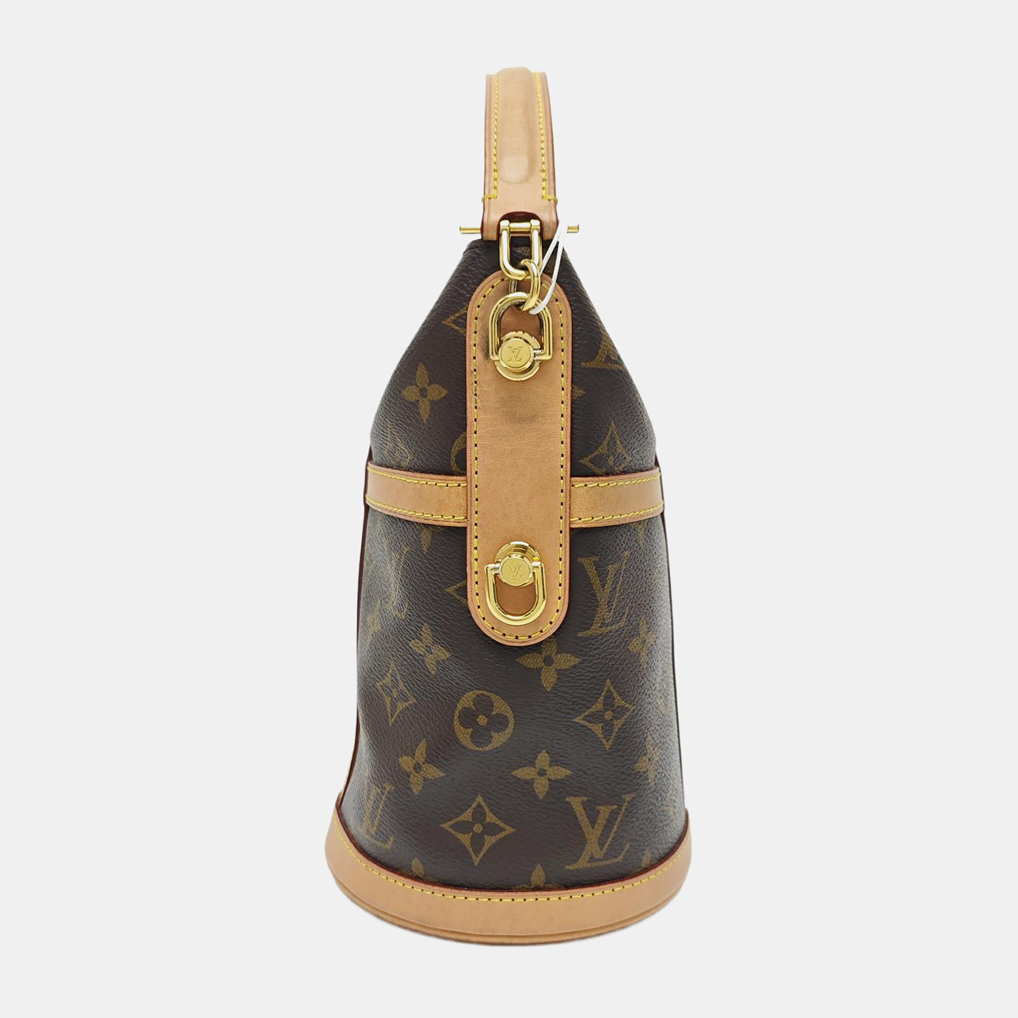 DUFFLE Monogram Coated Canvas Brown