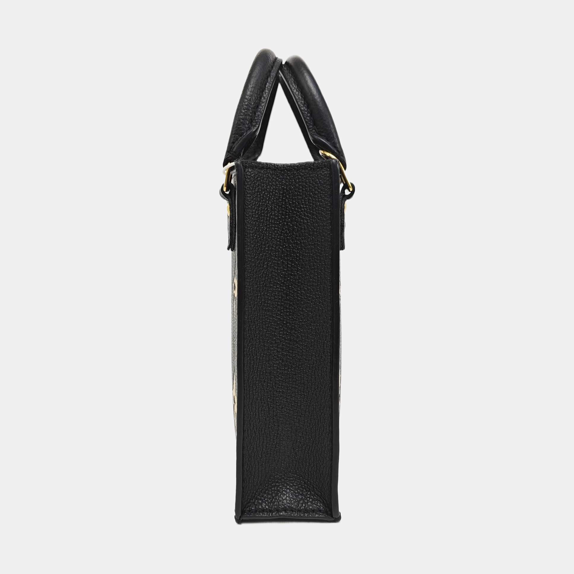 SAC PLAT Mini Monogram Calfskin Black