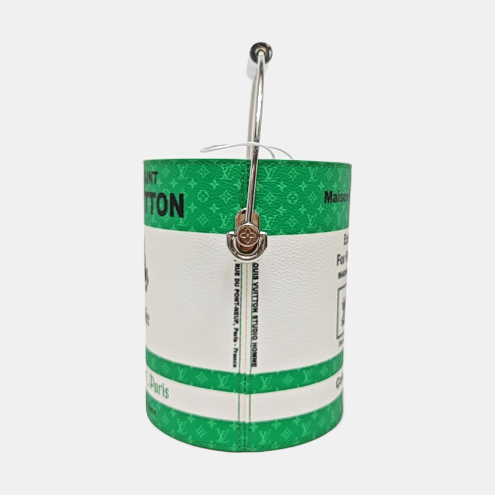 PAINT CAN Monogram Coated Canvas Green