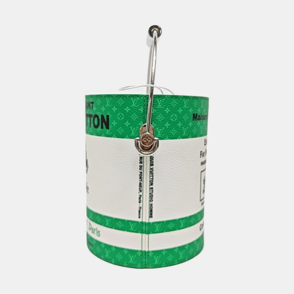 PAINT CAN Monogram Coated Canvas Green