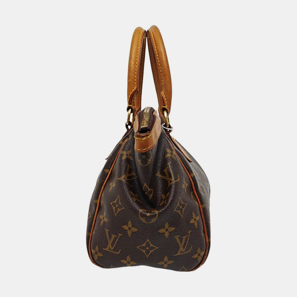 PALERMO PM Monogram Coated Canvas Brown