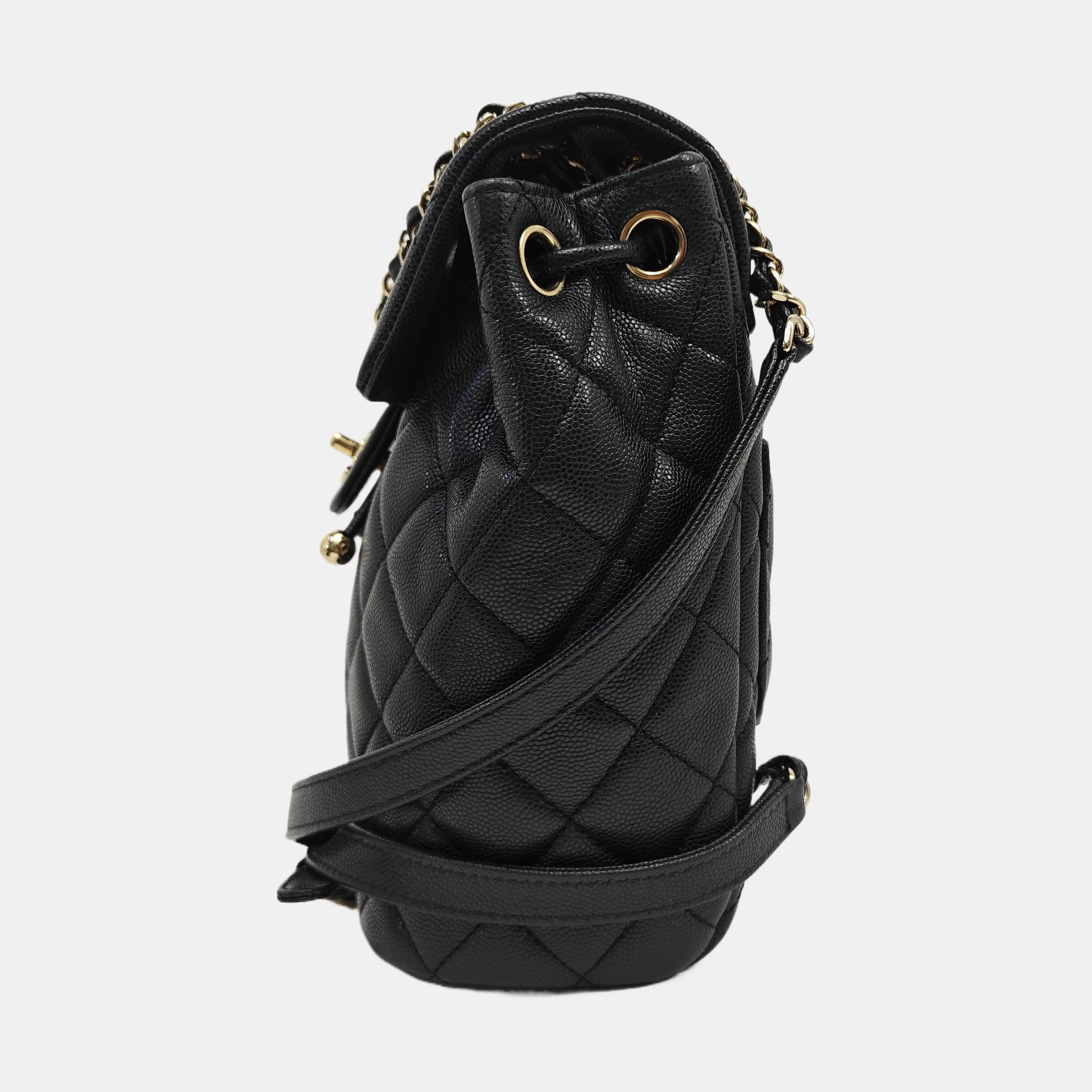 URBAN SPIRIT Quilted Grained Calfskin Black
