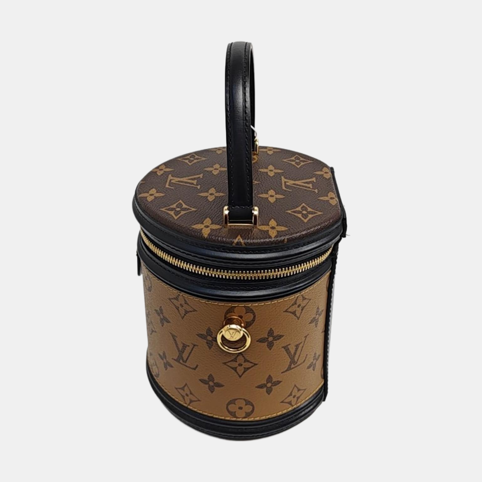 CANNES PM Monogram Coated Canvas Brown