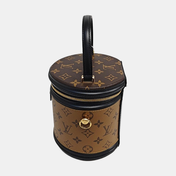 CANNES PM Monogram Coated Canvas Brown