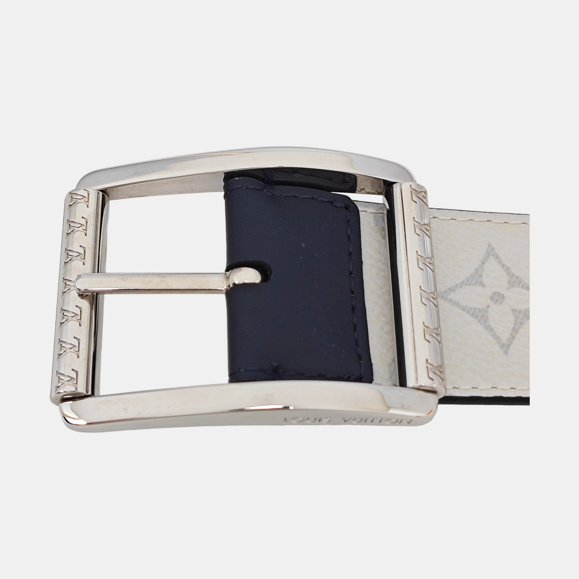 Coated Canvas Belt White