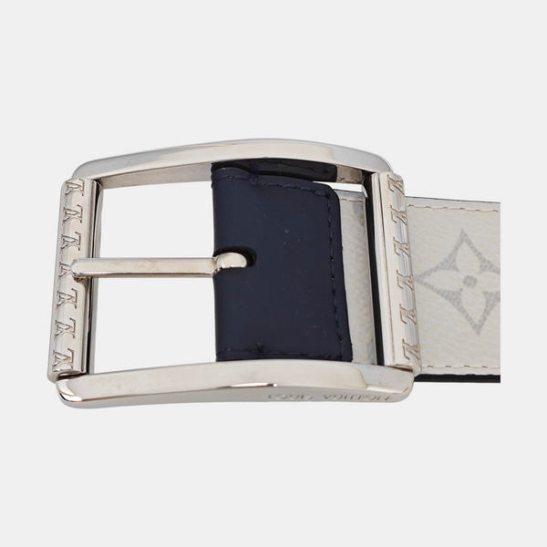 Coated Canvas Belt White