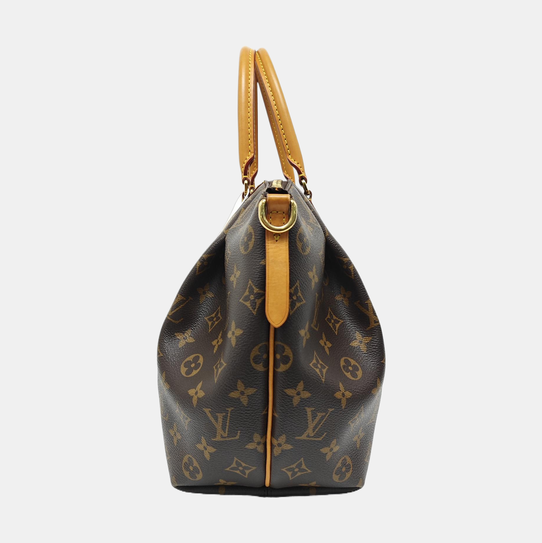 TURENNE PM Monogram Coated Canvas Brown
