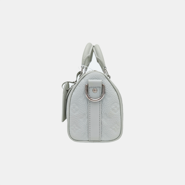 KEEPALL Monogram Calfskin Green
