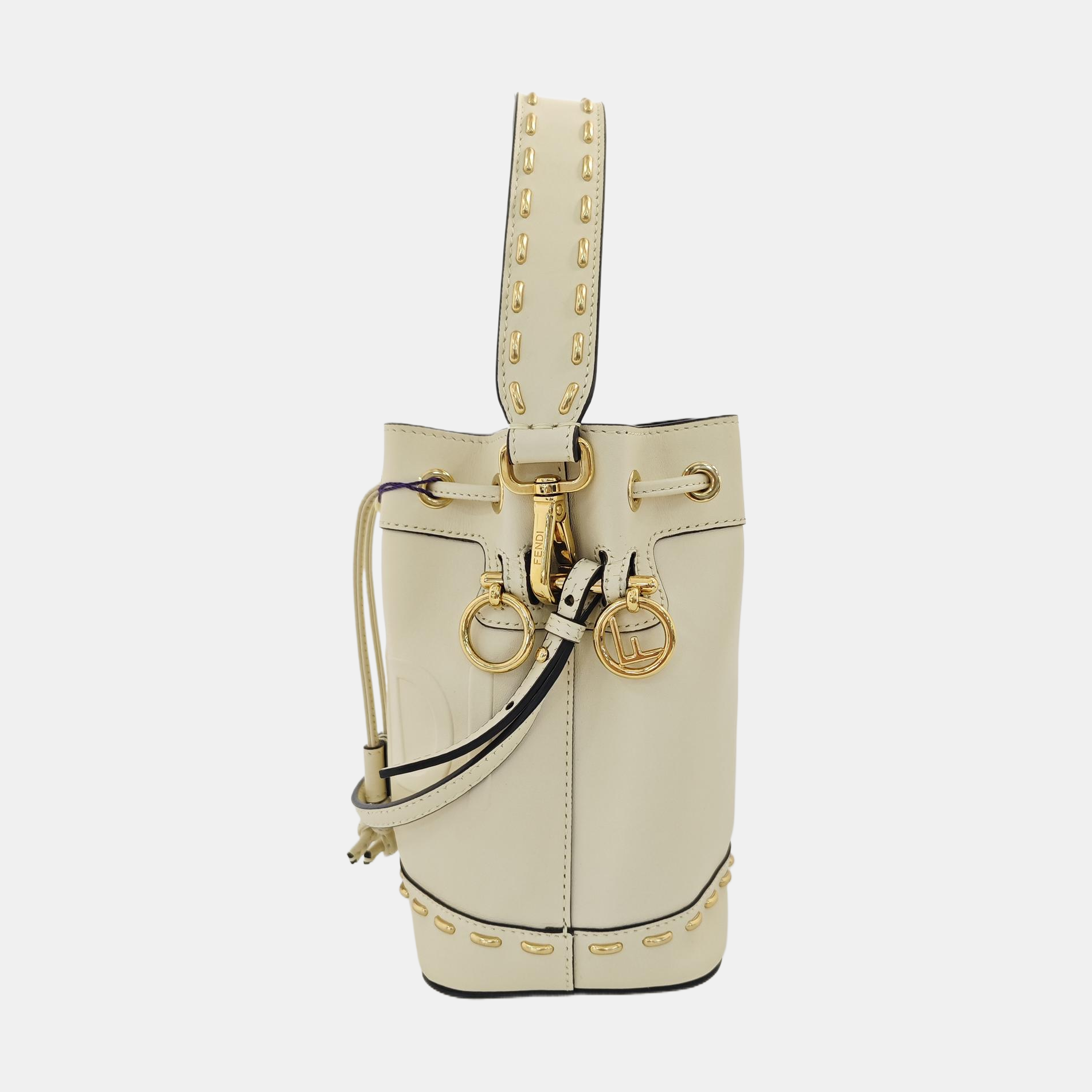 Mon Tresor Mini Calfskin White