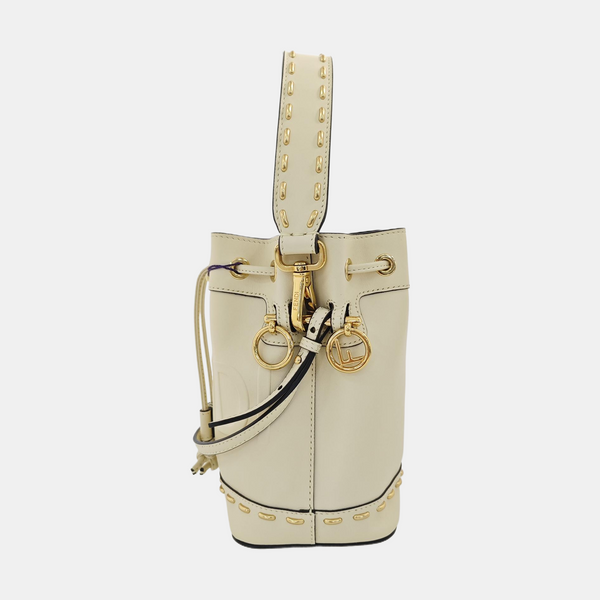 Mon Tresor Mini Calfskin White