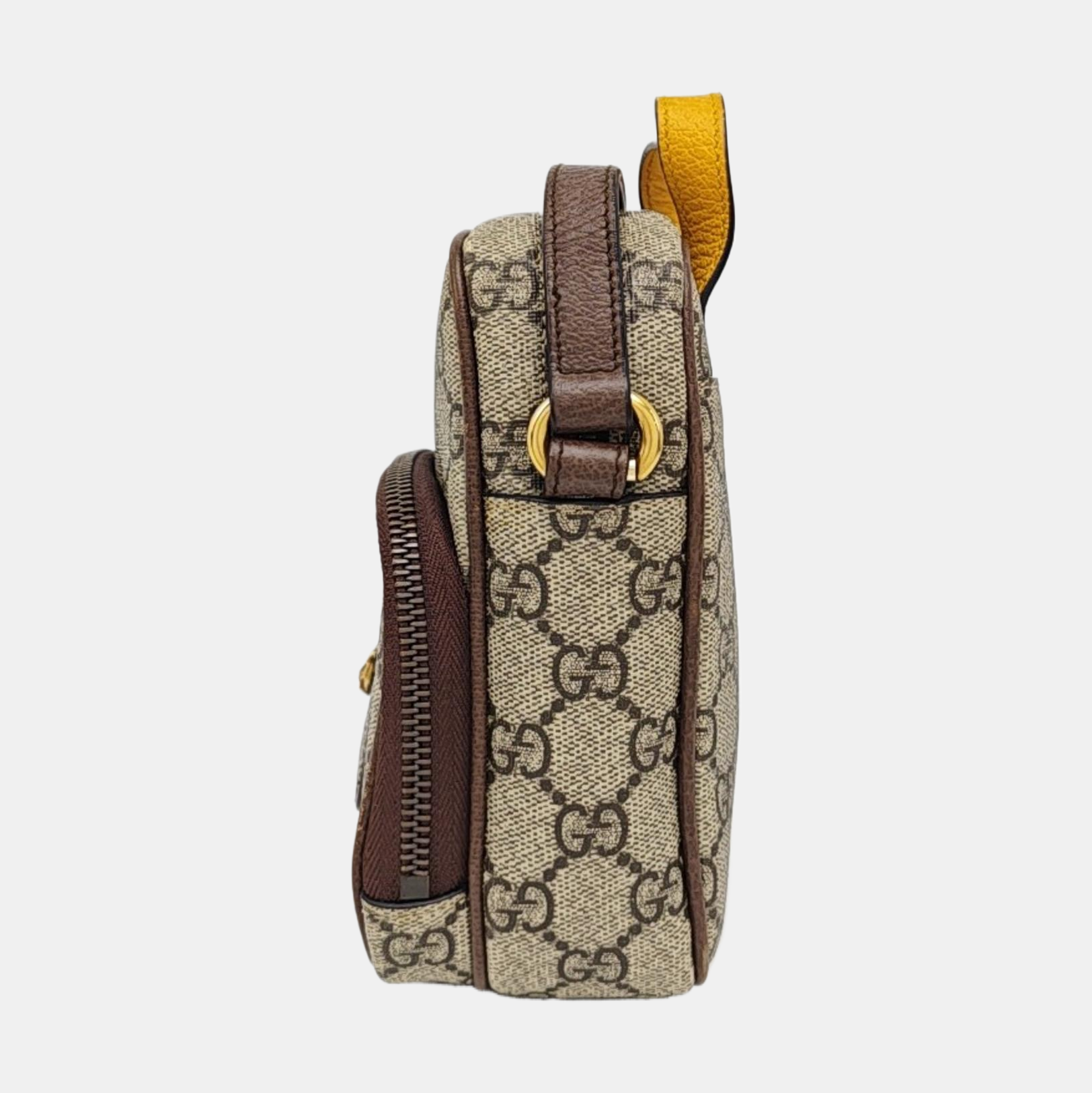 Neo Vintage Mini Monogram Coated Canvas Brown