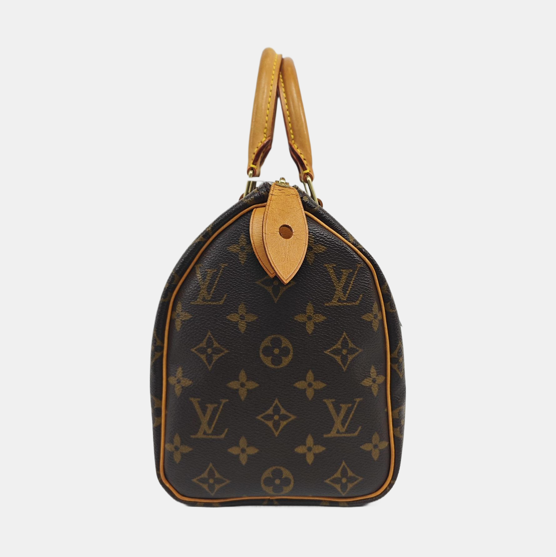 SPEEDY 25 Monogram Coated Canvas Brown