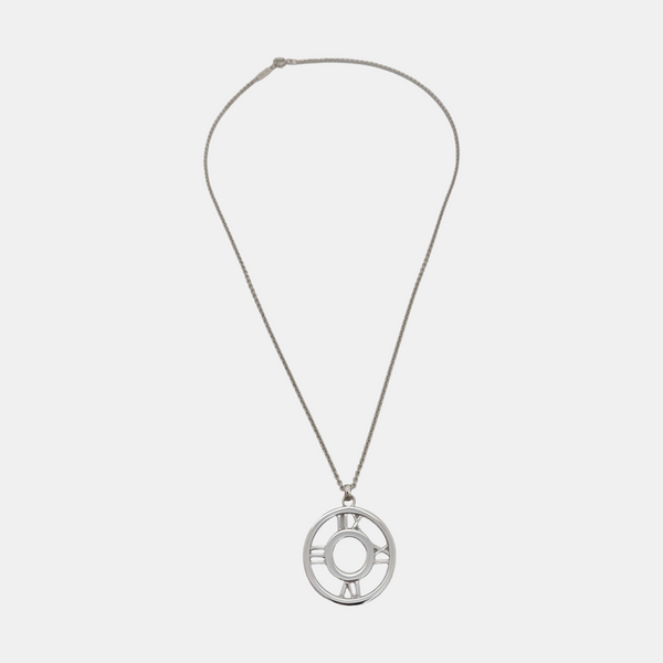 Atlas 18k White Gold Silver Necklace