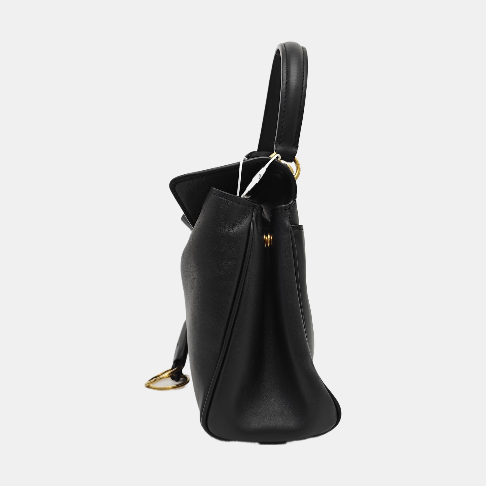 Calfskin Shoulder Bag Mini Black