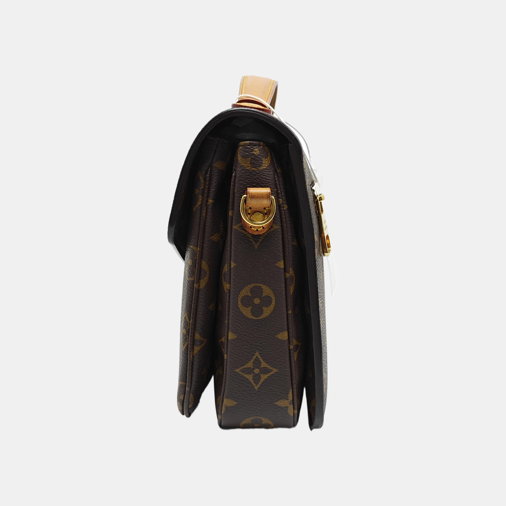 MÉTIS MM Monogram Coated Canvas Brown