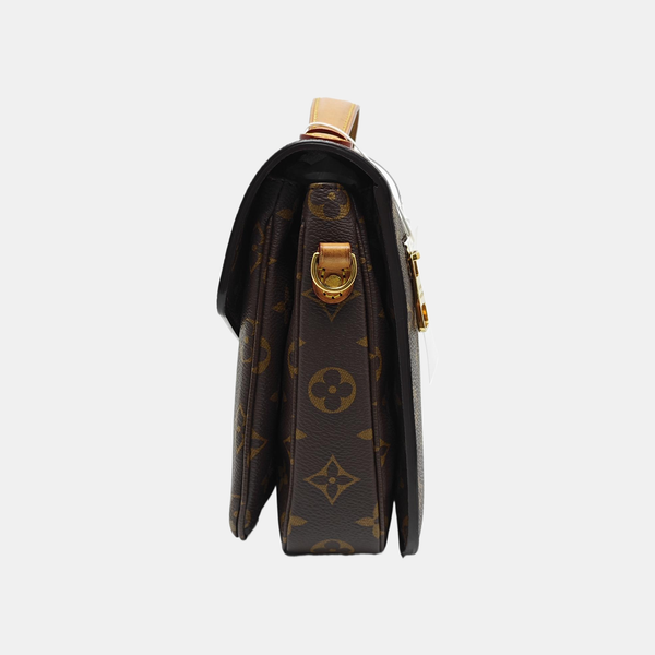 MÉTIS MM Monogram Coated Canvas Brown