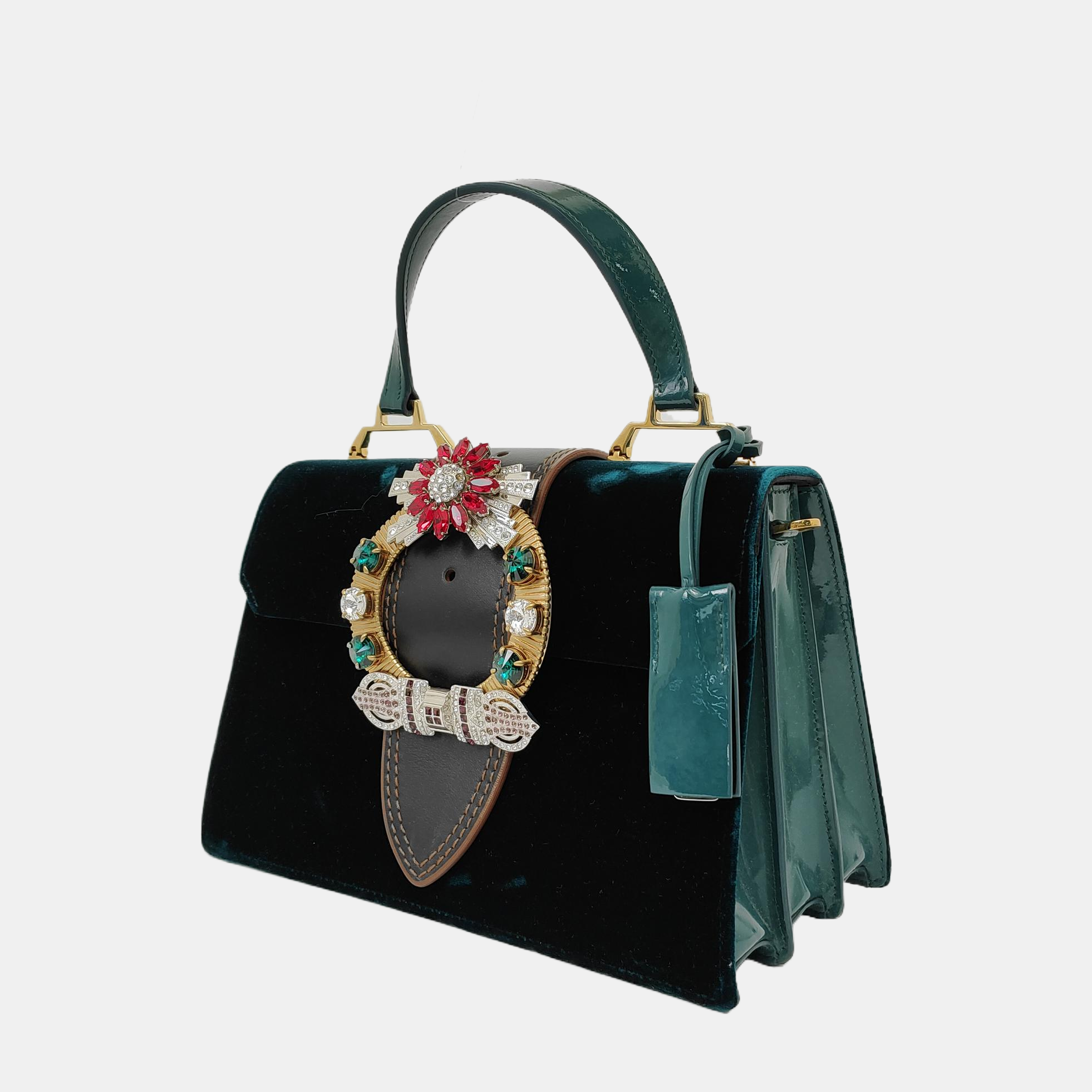 Miu Lady Velvet Green