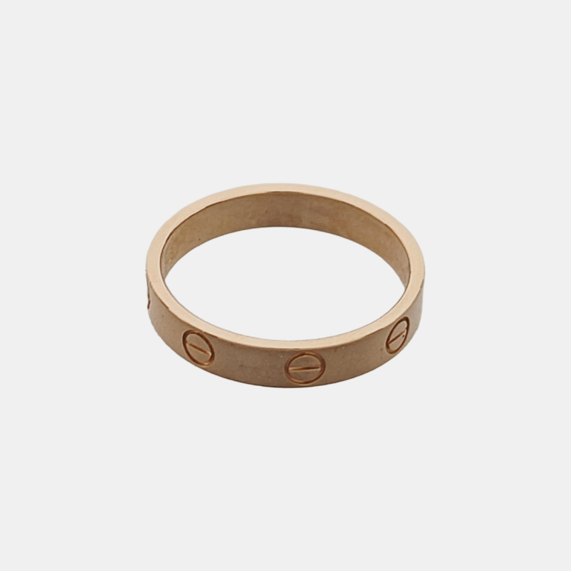 LOVE 18k Rose Gold Ring EU 56