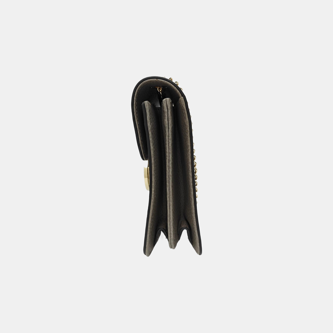 Interlocking G Small Calfskin Gray