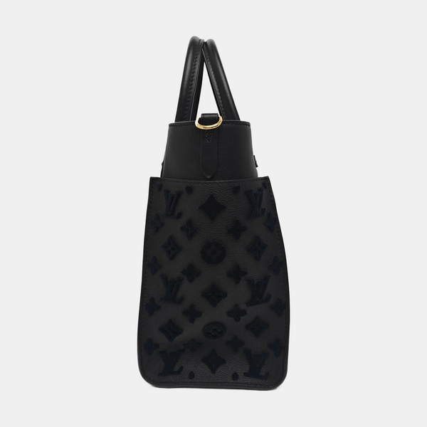 ON MY SIDE MM Monogram Calfskin Black