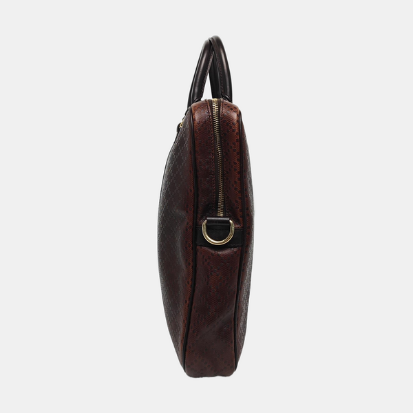Calfskin Top Handle Bag Brown