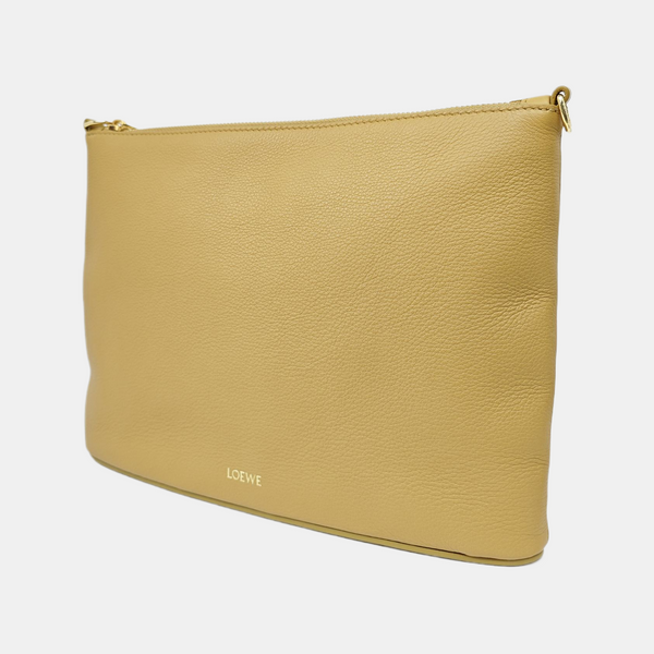 Calfskin Clutch Brown