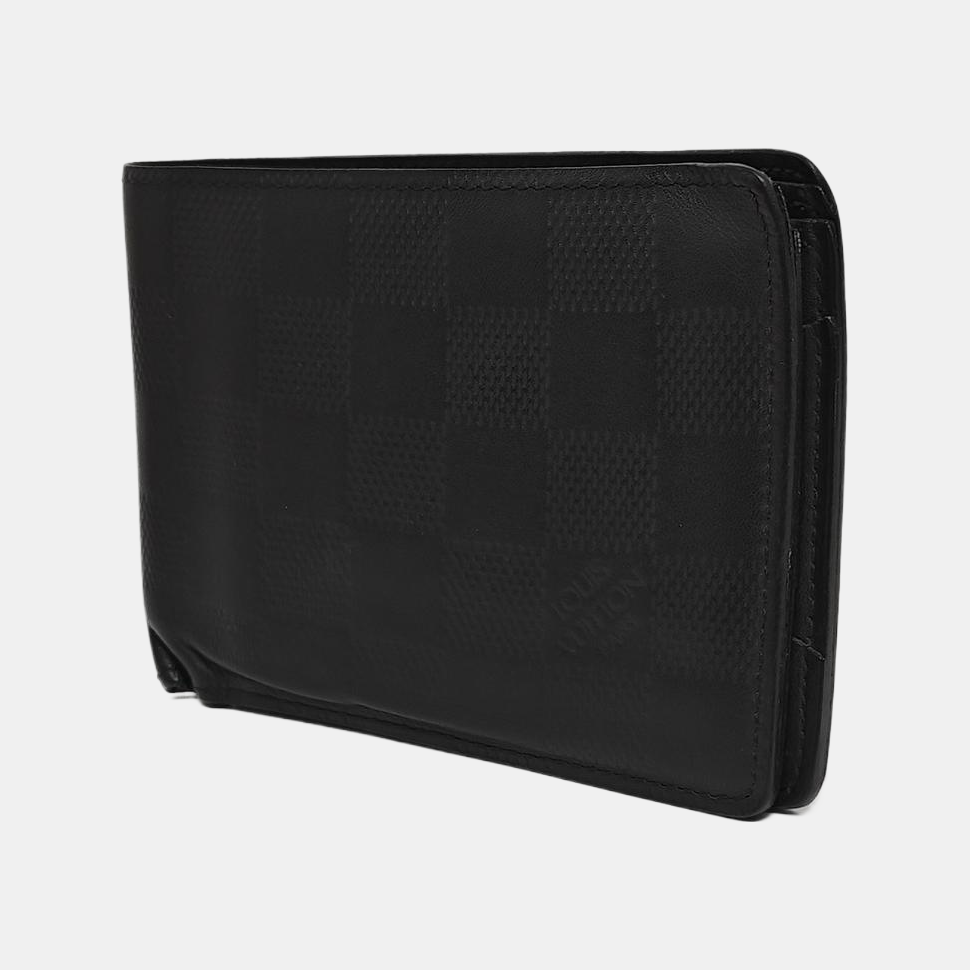 Damier Graphite Calfskin Wallet Black