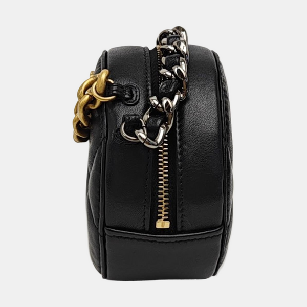 CHANEL 19 Small Quilted Lambskin Black