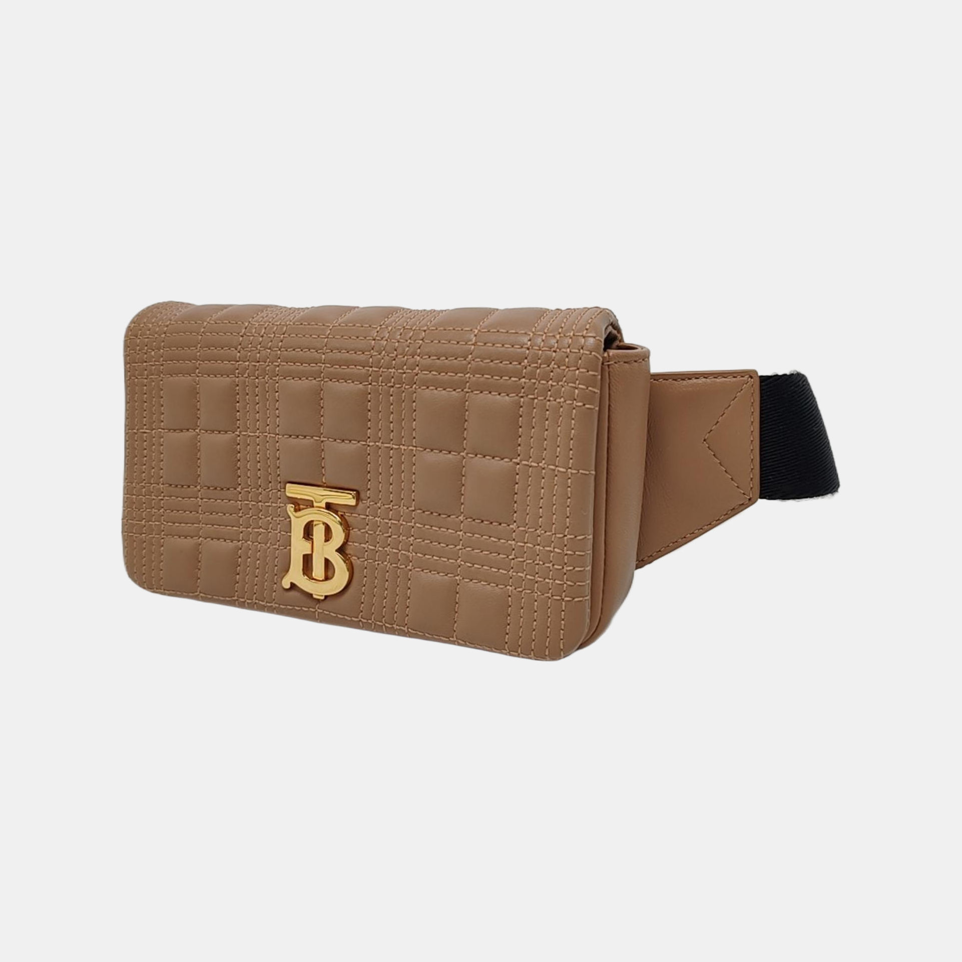 Lola Quilted Lambskin Brown