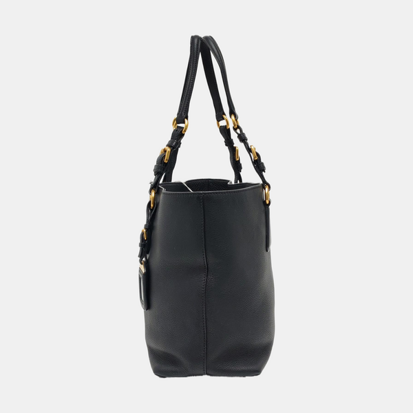 Calfskin Tote Bag Black