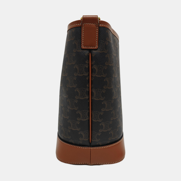 TRIOMPHE CANVAS Small Coated Canvas Brown