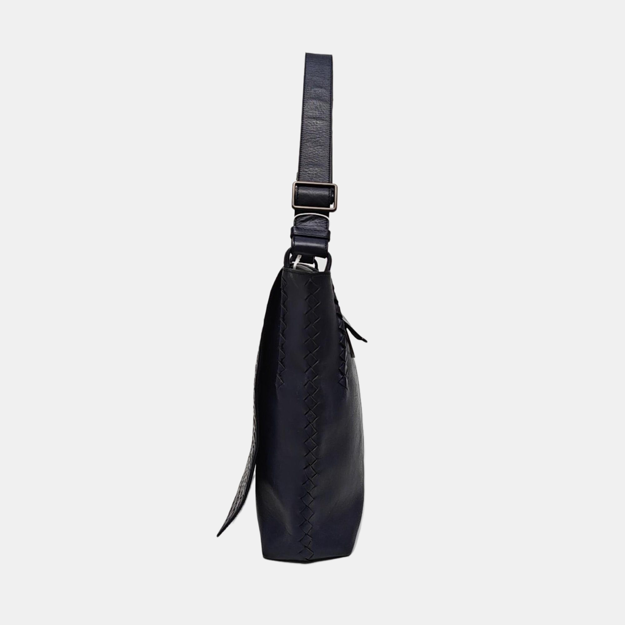 Calfskin Shoulder Bag Blue