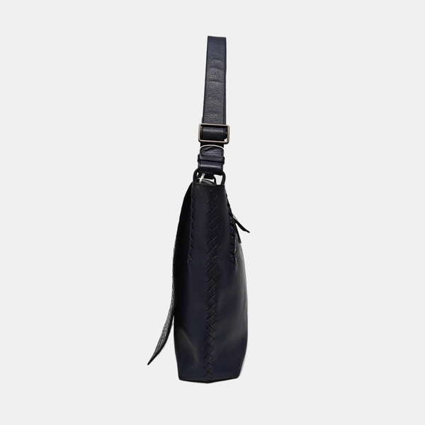 Calfskin Shoulder Bag Blue