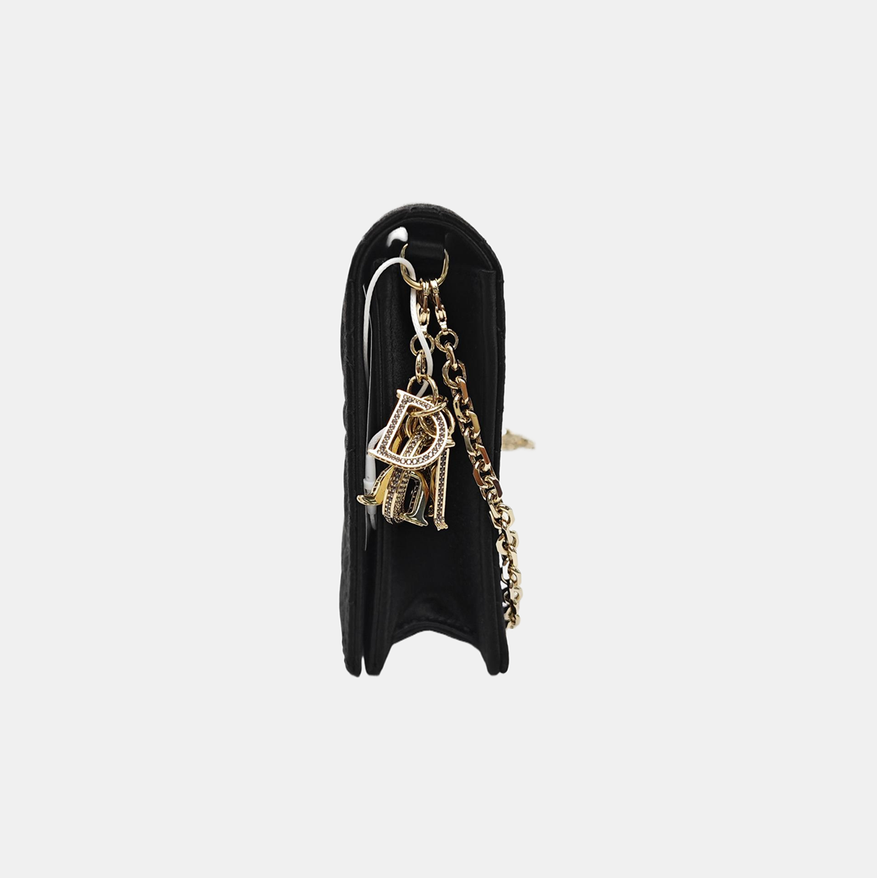 Lady Dior Small Cannage Fabric Black