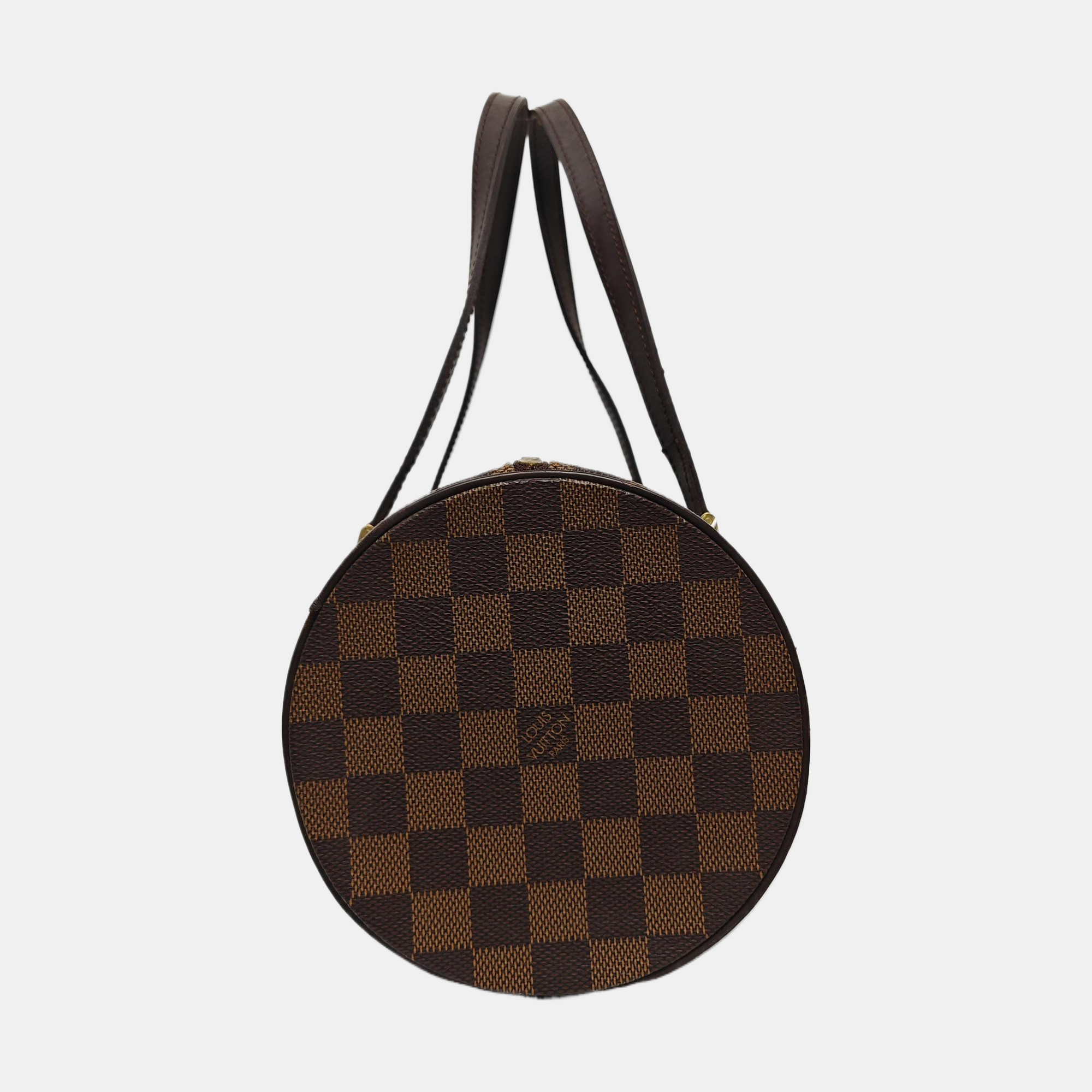 PAPILLON 30 Damier Ebene Coated Canvas Brown