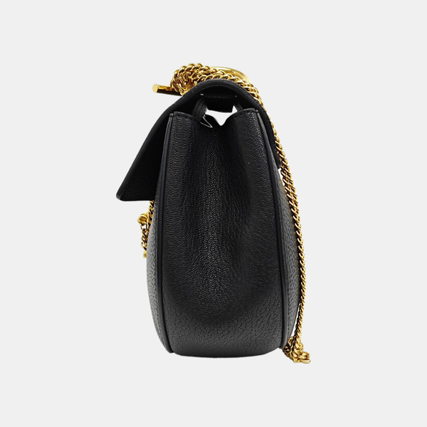 Drew Medium Calfskin Black