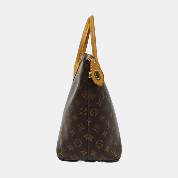 LOCKIT MM Monogram Coated Canvas Brown