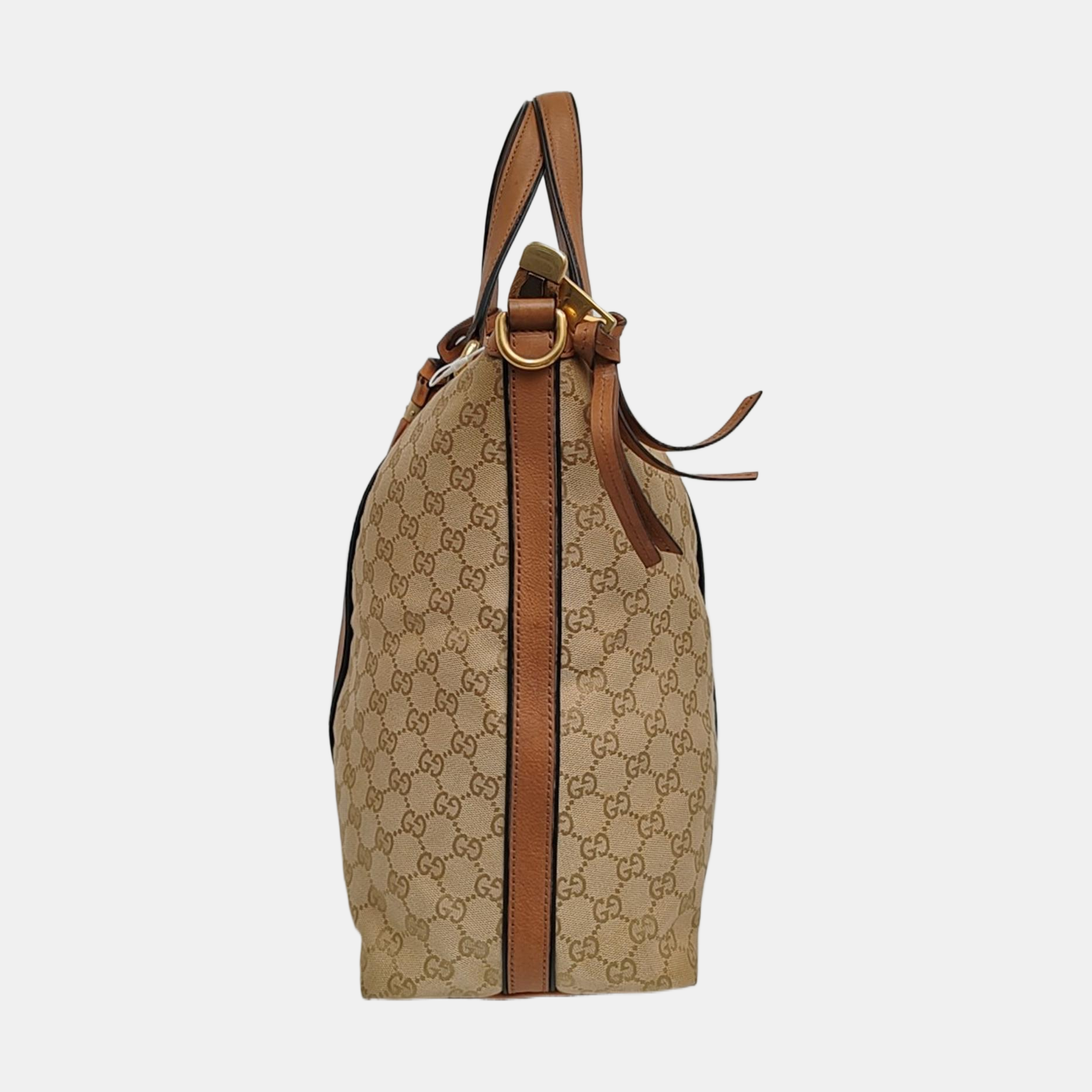 Rania Monogram Canvas Beige