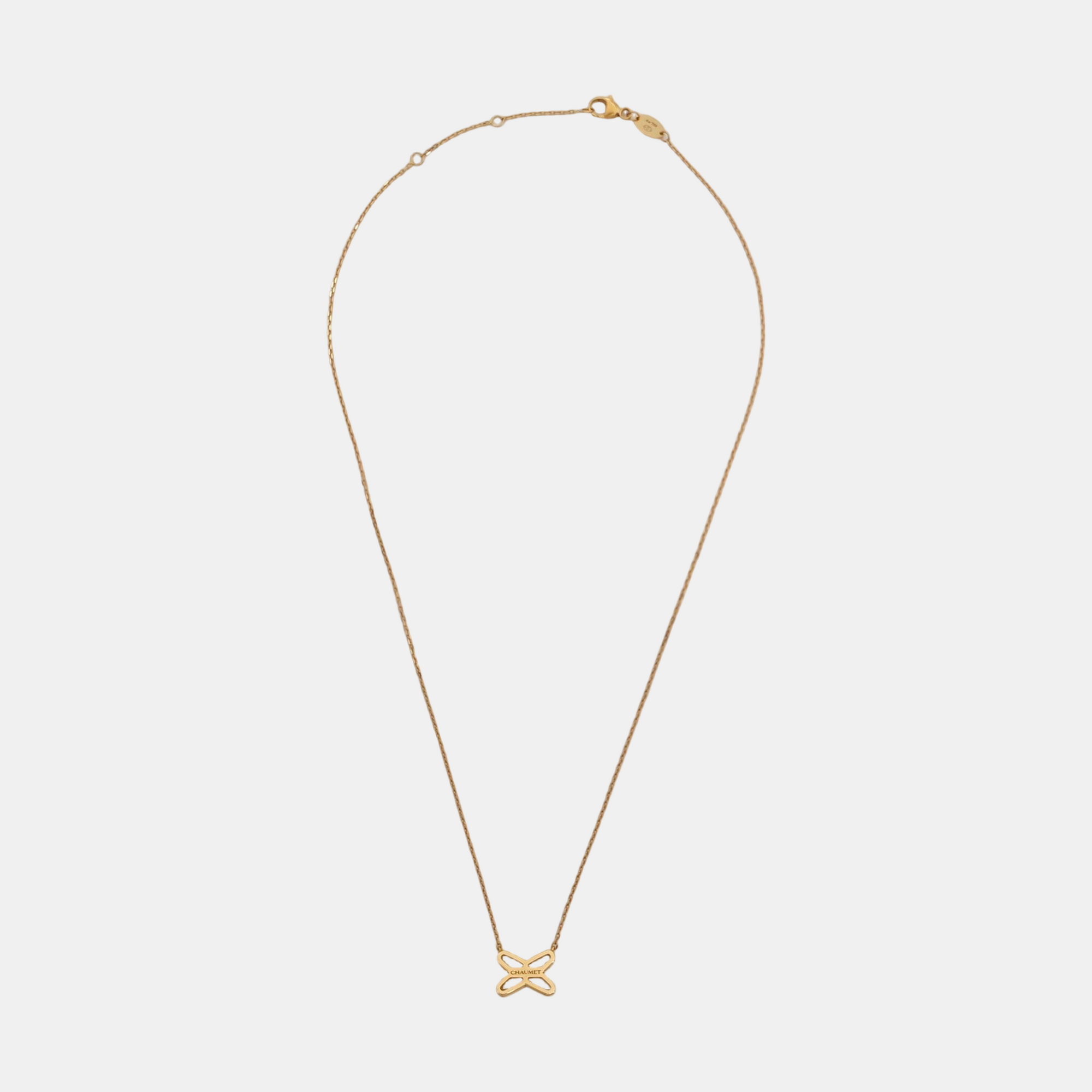 Jeux De Liens 18k Rose Gold Necklace