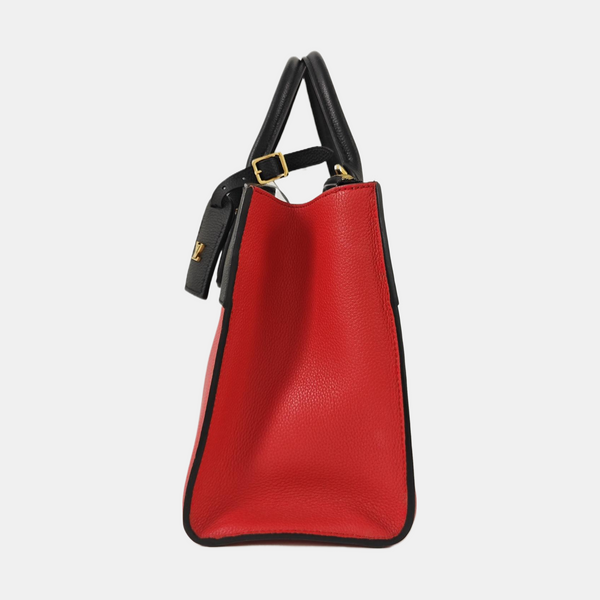 CITY STEAMER PM Calfskin Red