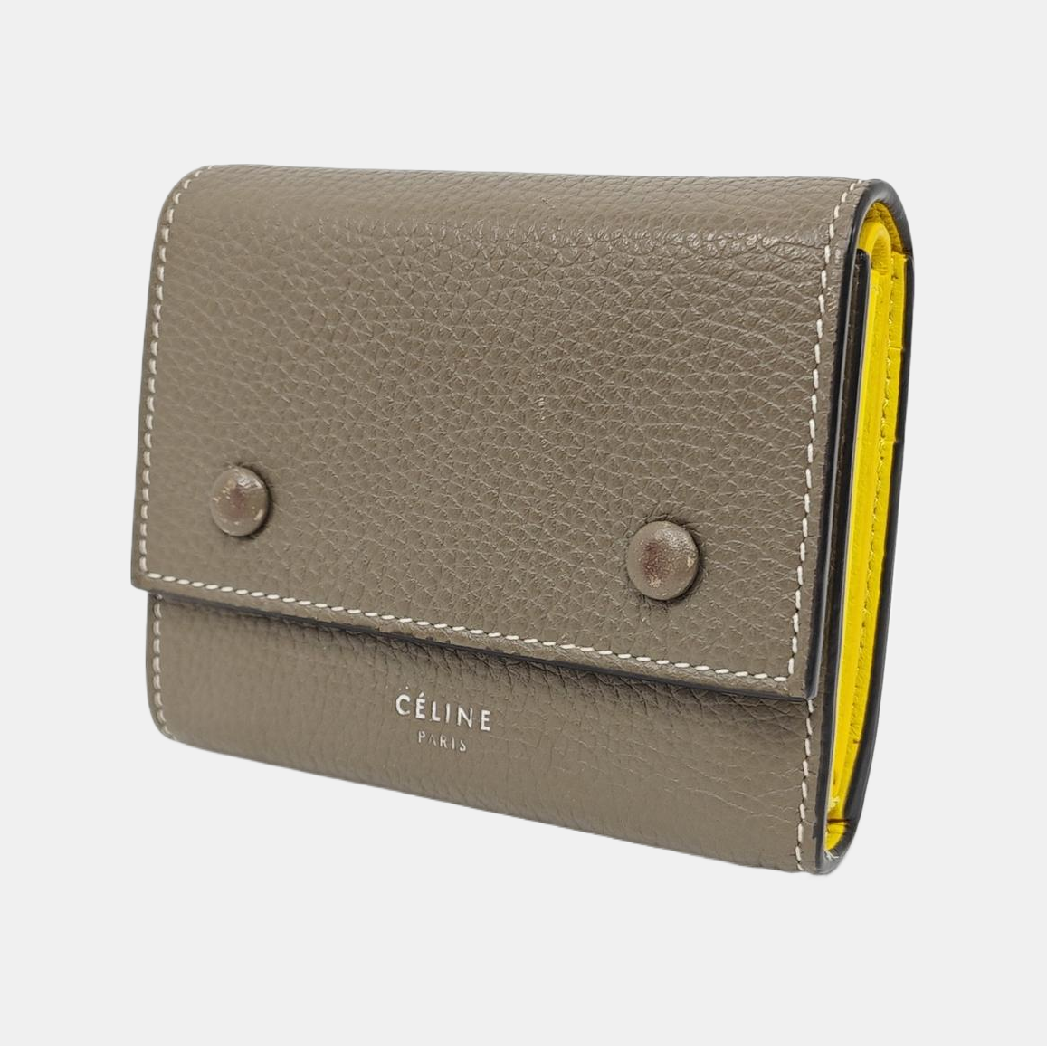 Calfskin Wallet Gray