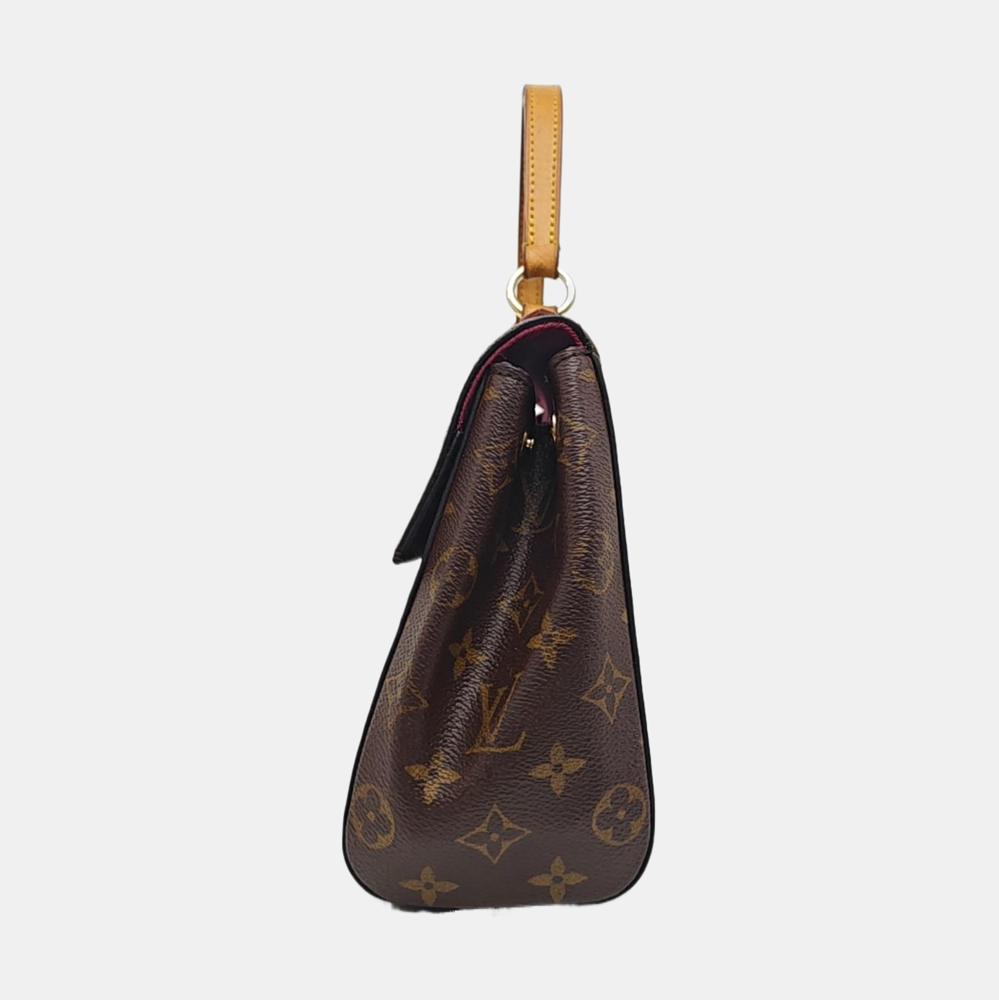 CLUNY PM Monogram Coated Canvas Brown