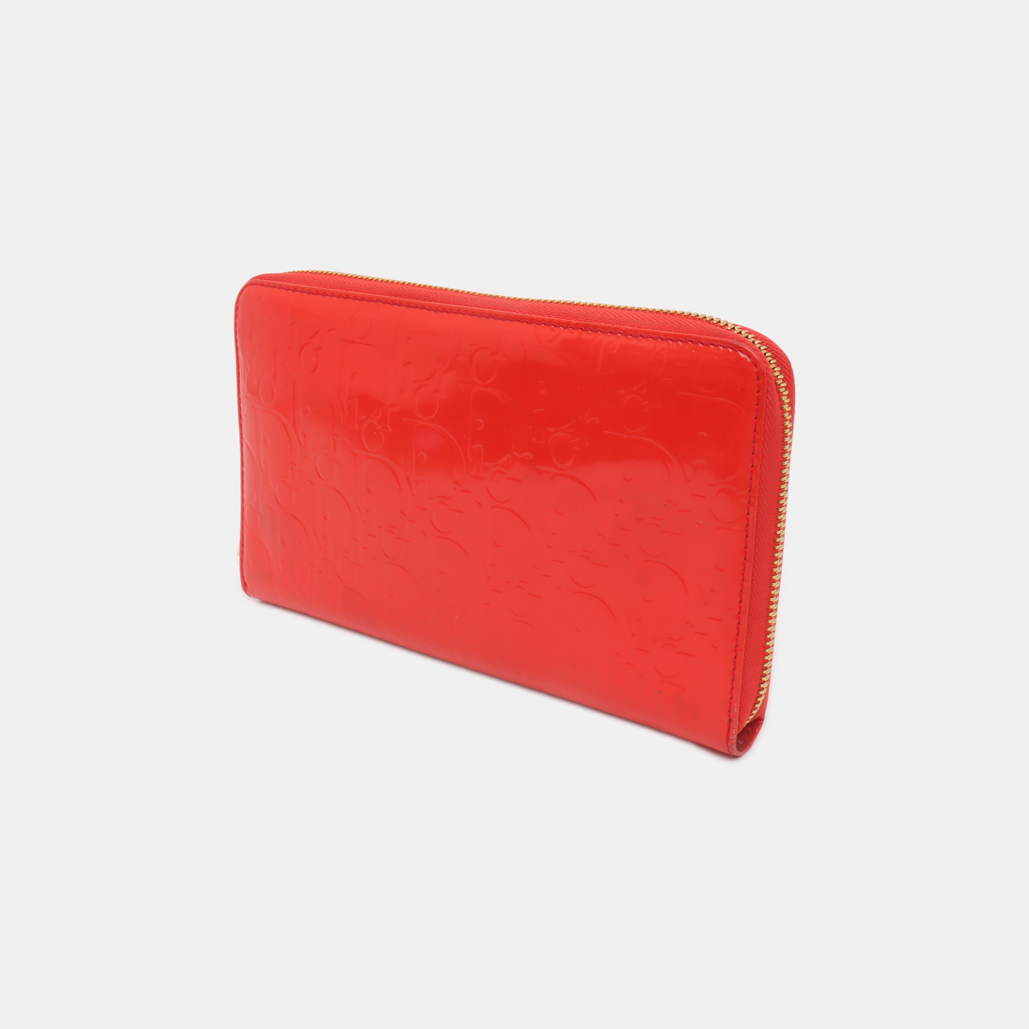 Oblique Patent Leather Red