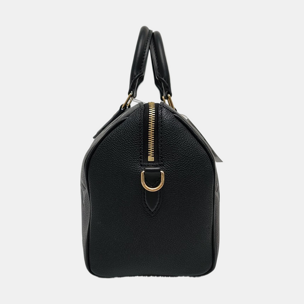 Authenticated pre-owned  SPEEDY 25 Monogram Calfskin Black - Shoulder Bag at Looply